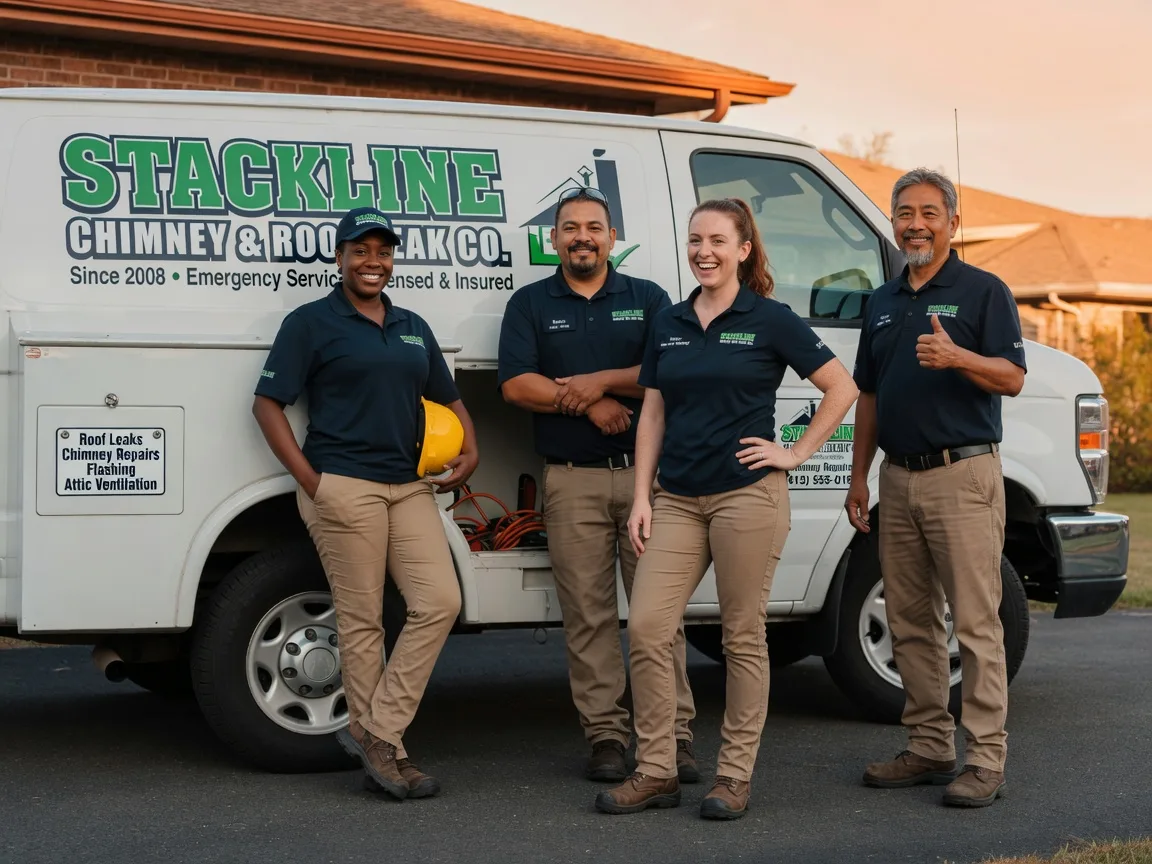 Chimney flashing repair company in Sealevel, NC